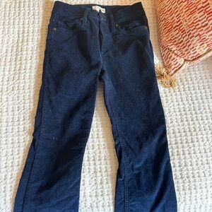 J Crew Crewcuts Kids Navy Blue Corduroy Pants